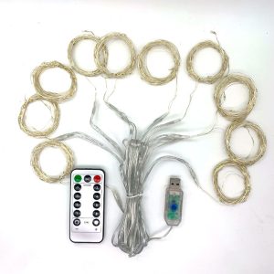 ColorfulCurtain, fényfüggöny 300 darab színes LED lámpával