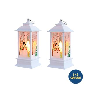 LanternLights, karácsonyi hangulatos fényű lámpa(1+1 INGYENES - fehér és piros)
