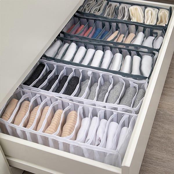 ClosetStar, 3 részes szervező fiók készlet fehérneműhöz a szekrényben